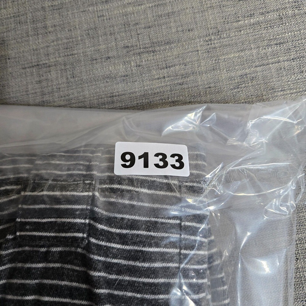 Faherty Luxe Long sleeve polo mens Large striped organic cotton gray - Picture 12 of 12